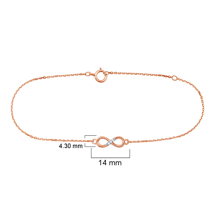 Infinity Diamond Bracelet