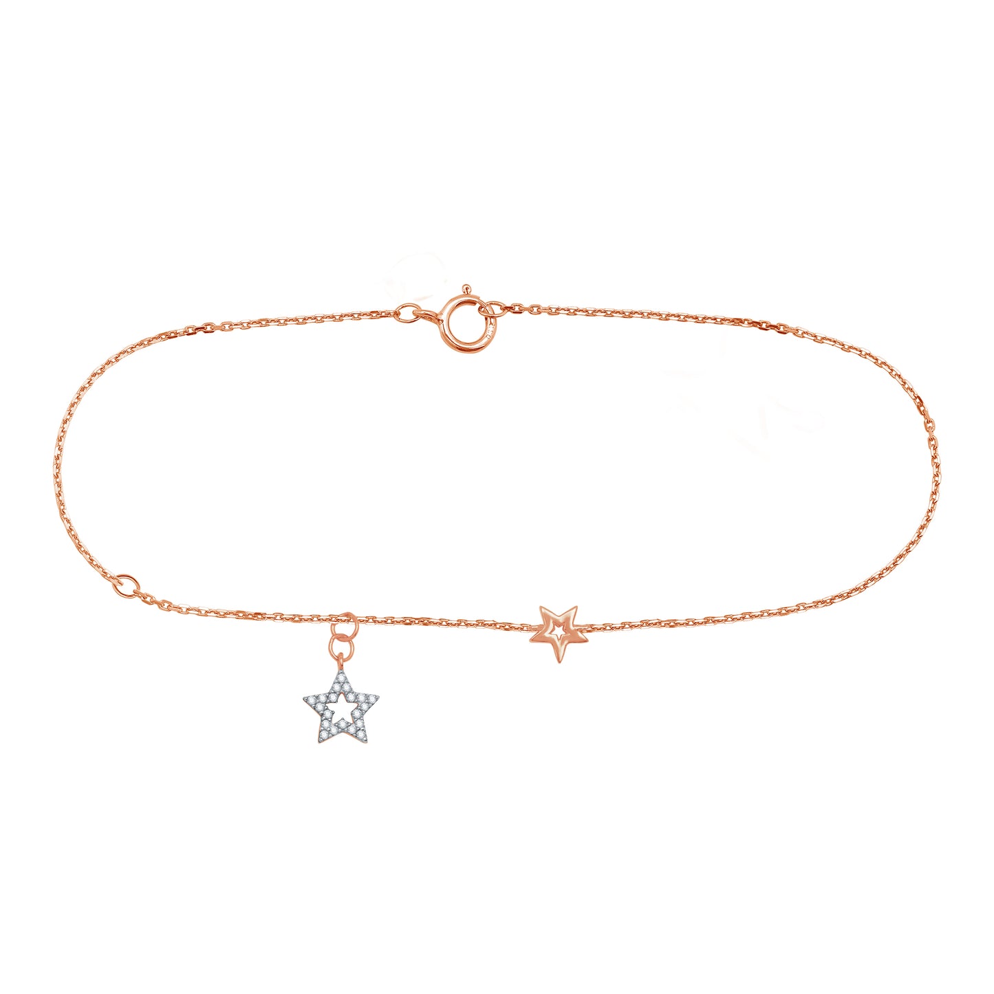 Star Drop Diamond Bracelet