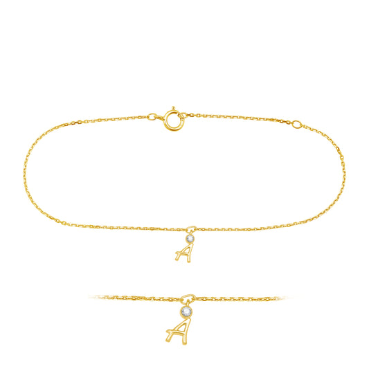 Customizable Alphabet Gemstones Bracelet