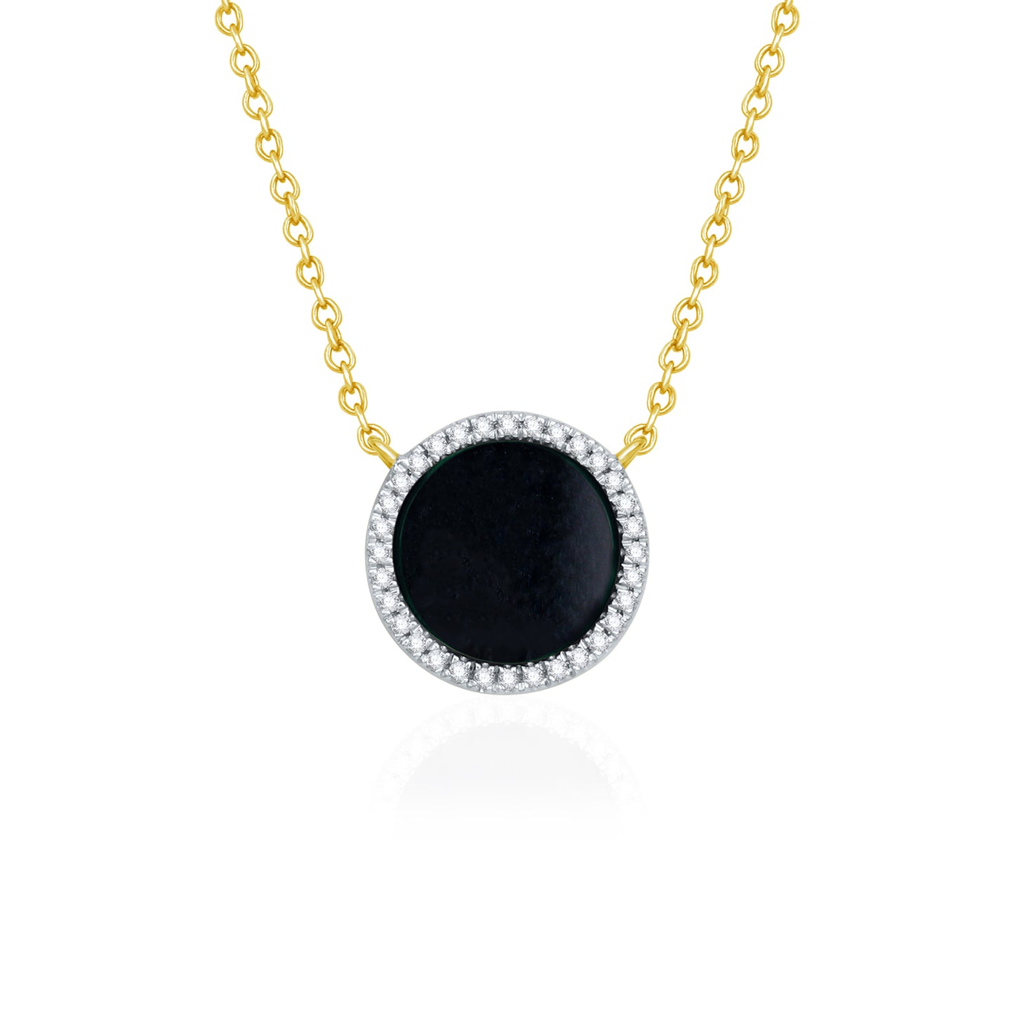 Onyx Diamond Necklace