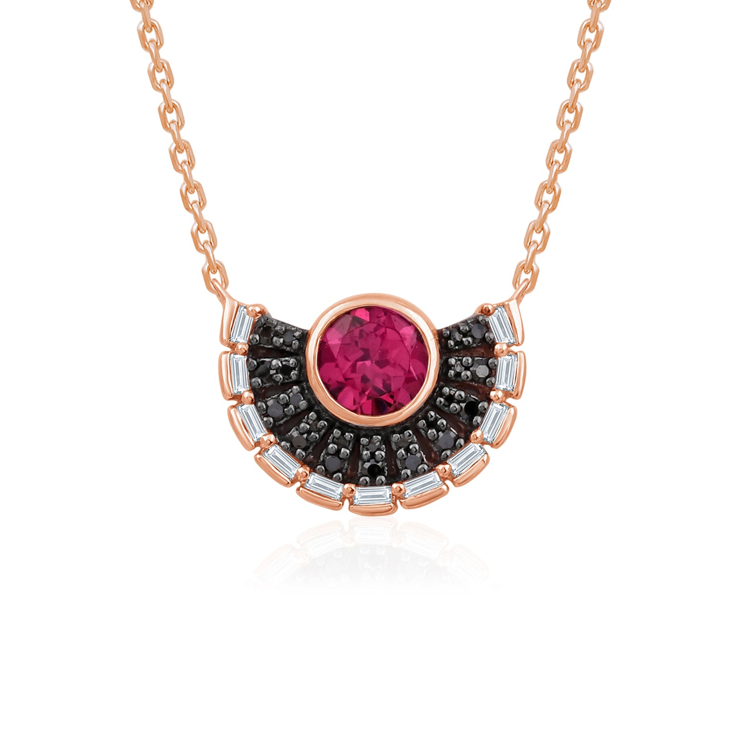 ROSE ECLIPSE - Blush Crescent Earring