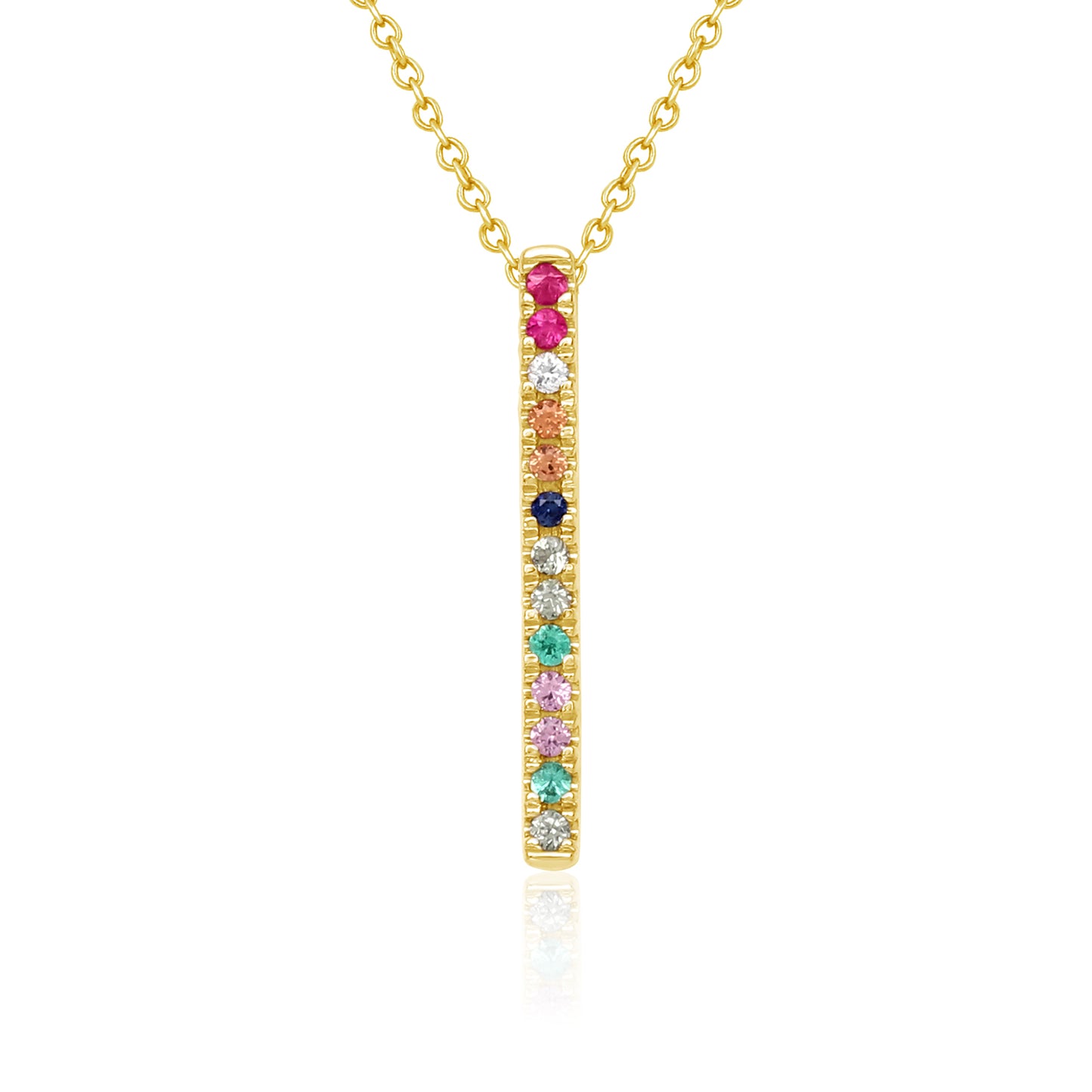 Multicolour Line Drop Pendant
