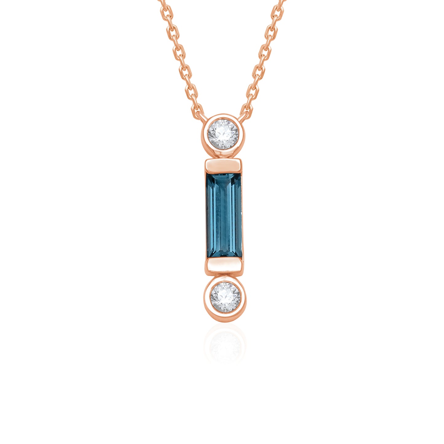 Toffee London Blue Topaz Pendant