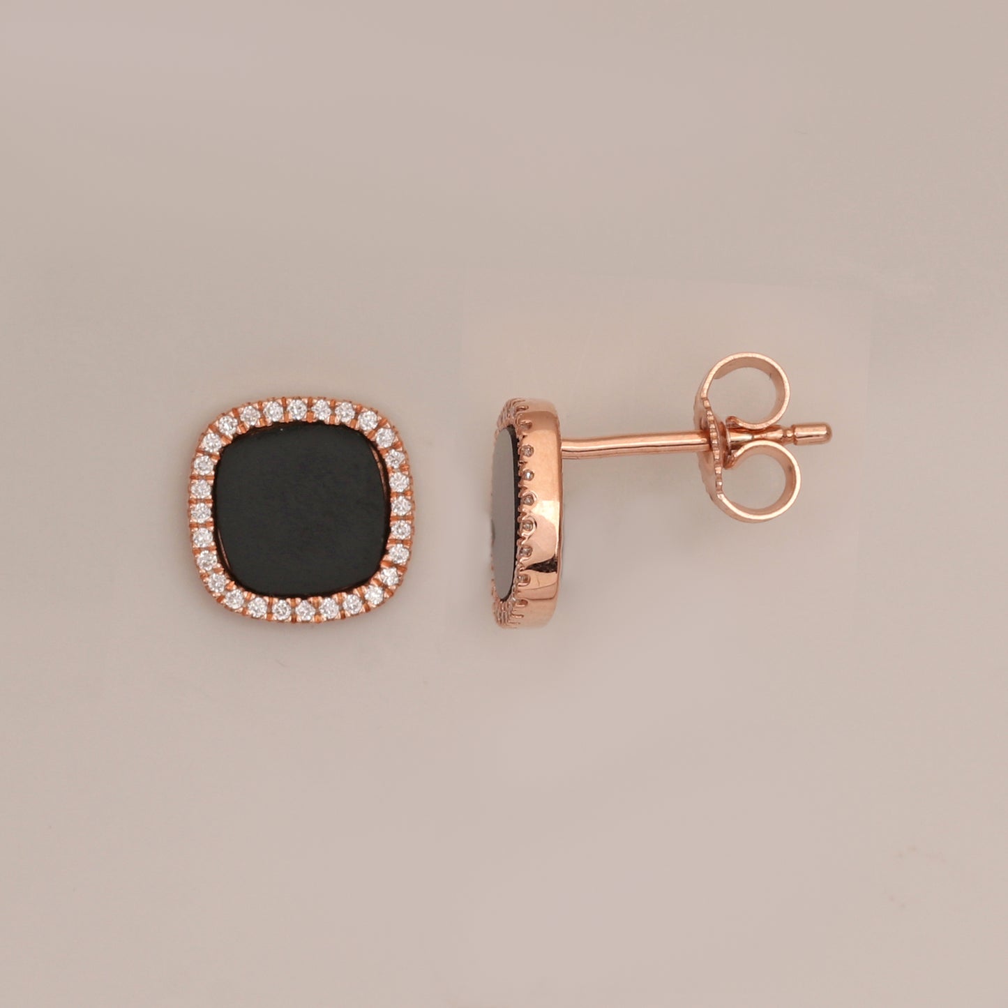 Cushion Onyx Diamond Bracelet