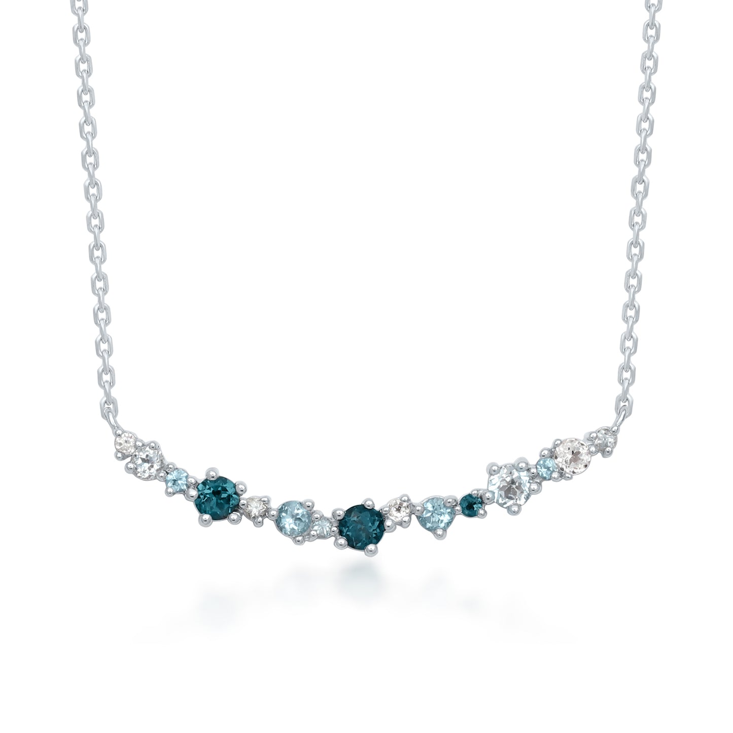 Phoebe Blue Sapphire Necklace