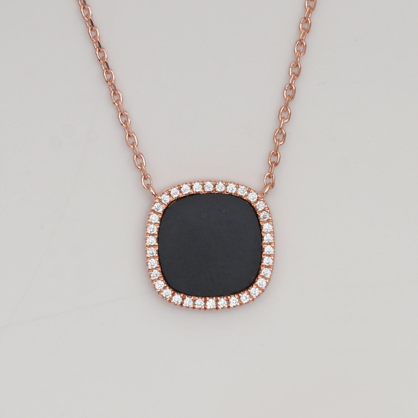 Cushion Onyx Diamond Bracelet