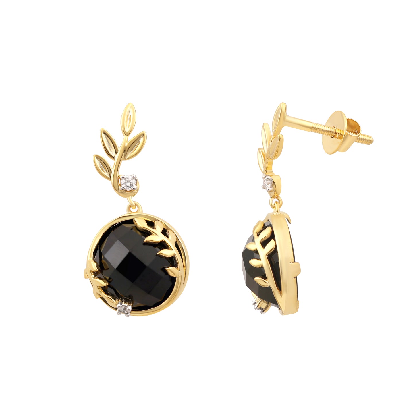 The Midnight Aura Collection -Mystic Onyx Earrings