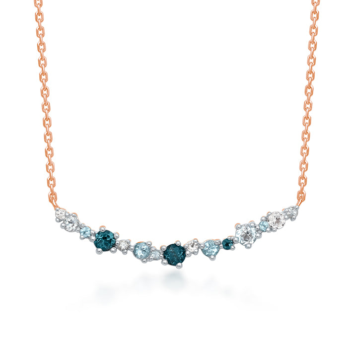 Phoebe Blue Sapphire Necklace