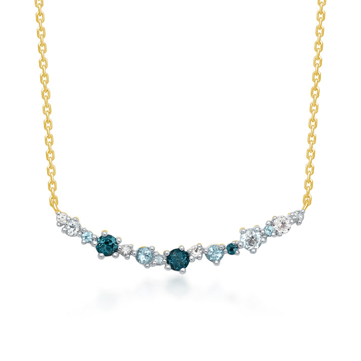 Phoebe Blue Sapphire Necklace