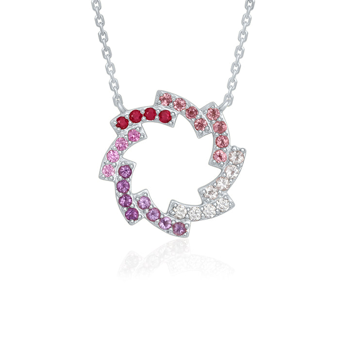 Aurora Circle Necklace