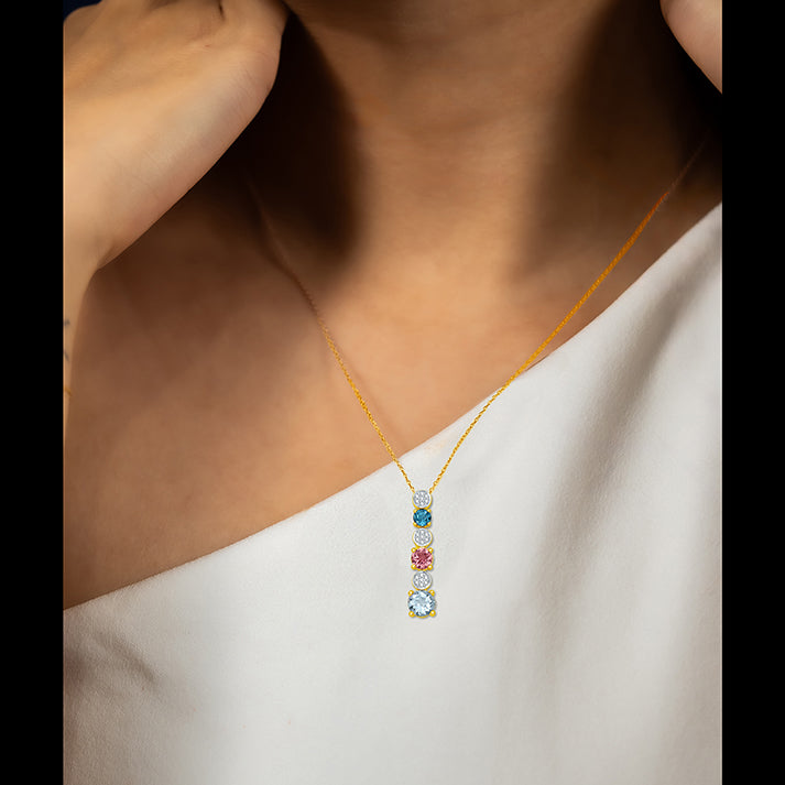 Heaven Drops Gemstones Necklace