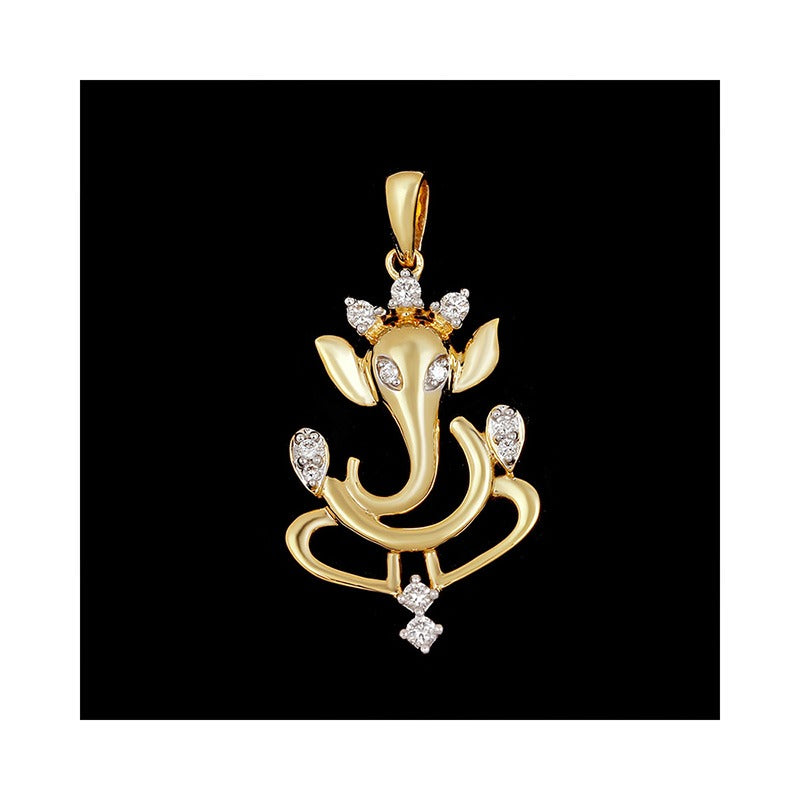 Divine God Collection - Ganesh Gold Pendant