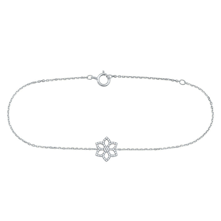 Blooms Flower Diamond Bracelet