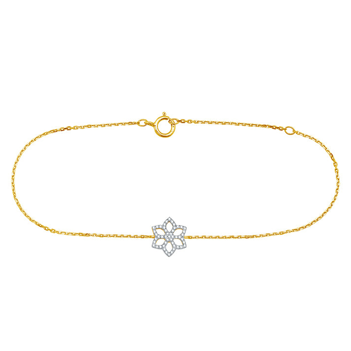 Blooms Flower Diamond Bracelet