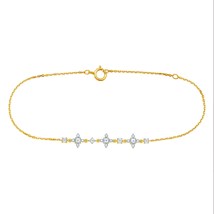 Diamond Lattice Bracelet