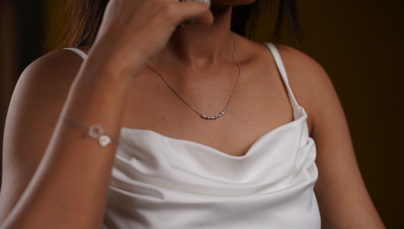 Phoebe Blue Sapphire Necklace