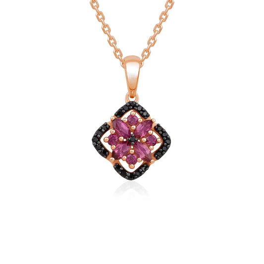 Latest trends in 9KT diamond jewelry necklace 