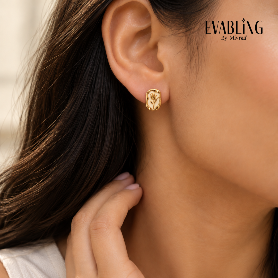 EVABLiNG by Mivraa - Floral Studs