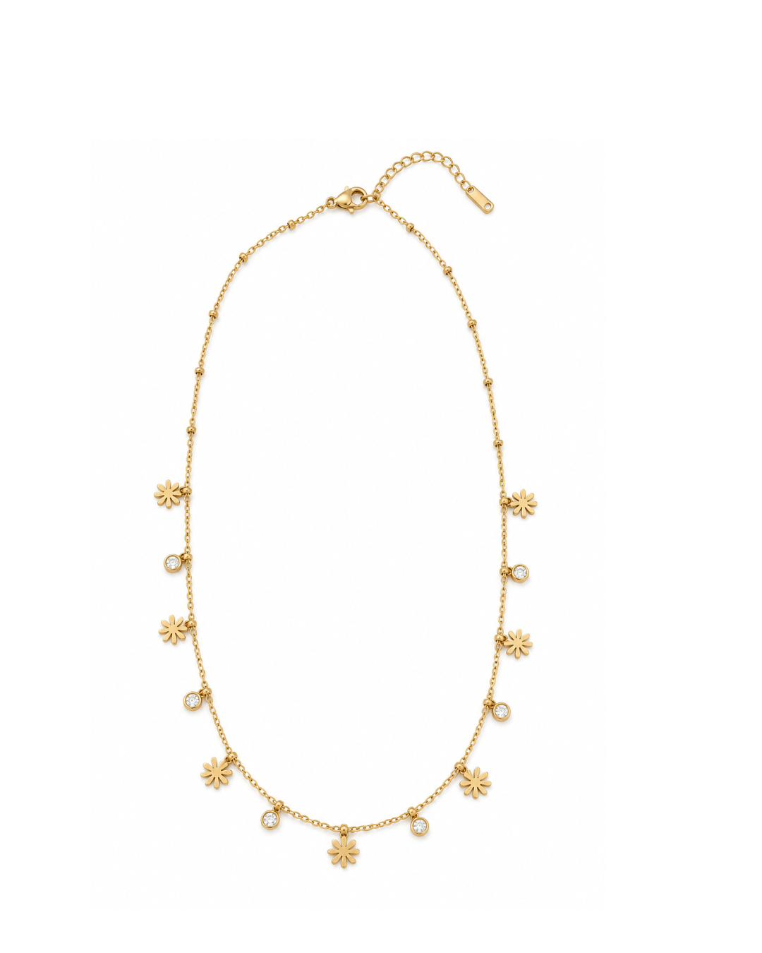 EVABLiNG by Mivraa - Diamond Flower Necklace