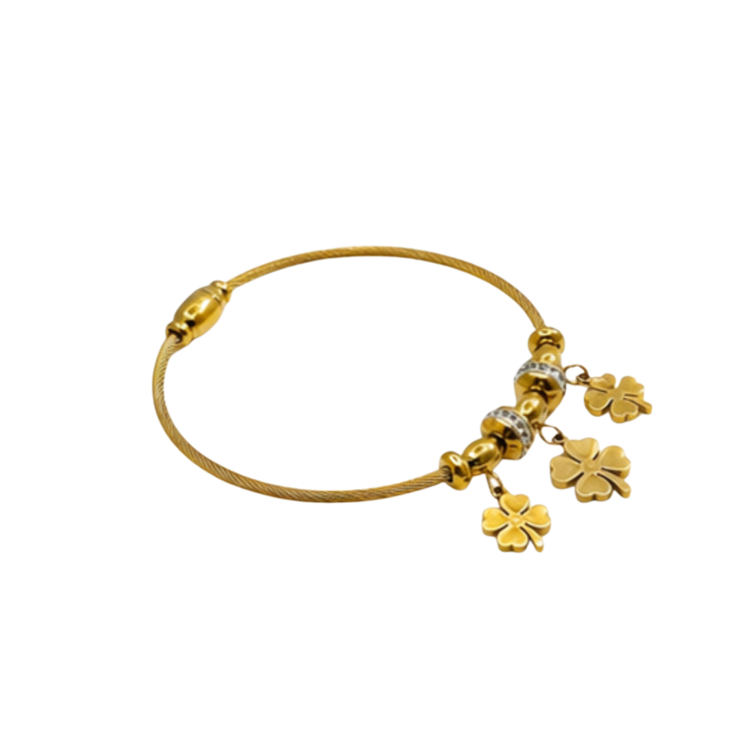 EVABLiNG by Mivraa - Clover Charm Cable Bracelet