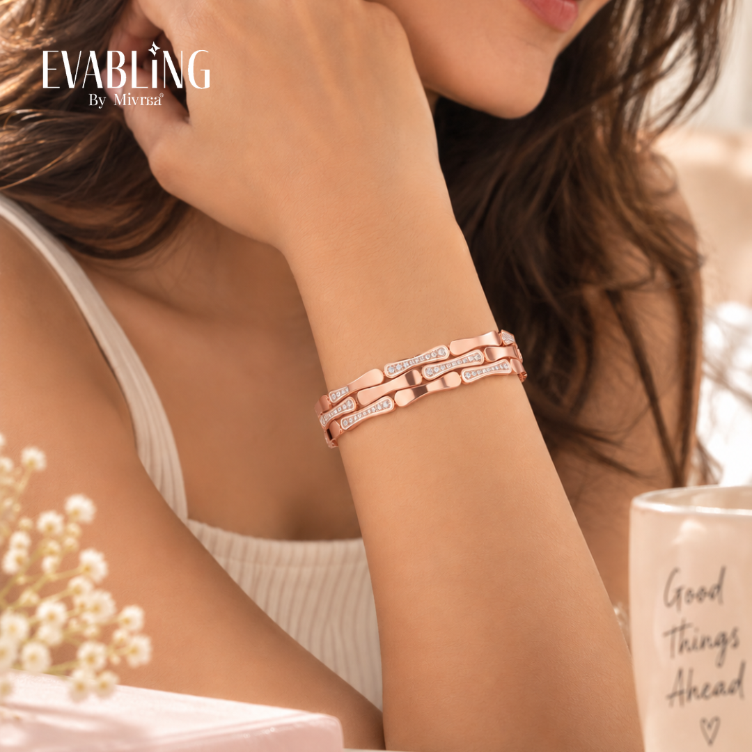 EVABLiNG by Mivraa - Triple Line Luxe Bracelet