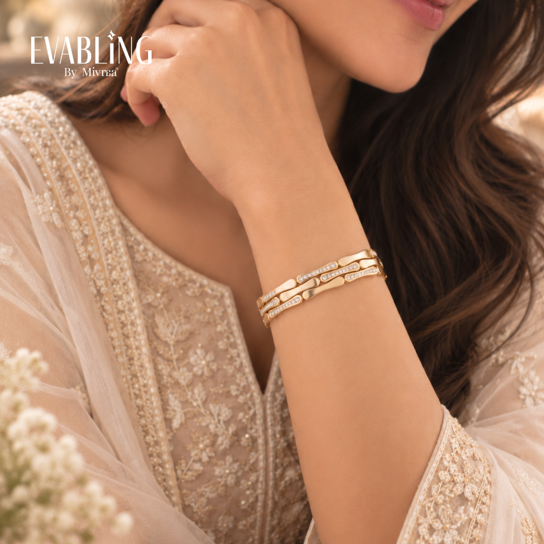 EVABLiNG by Mivraa - Triple Line Luxe Bracelet