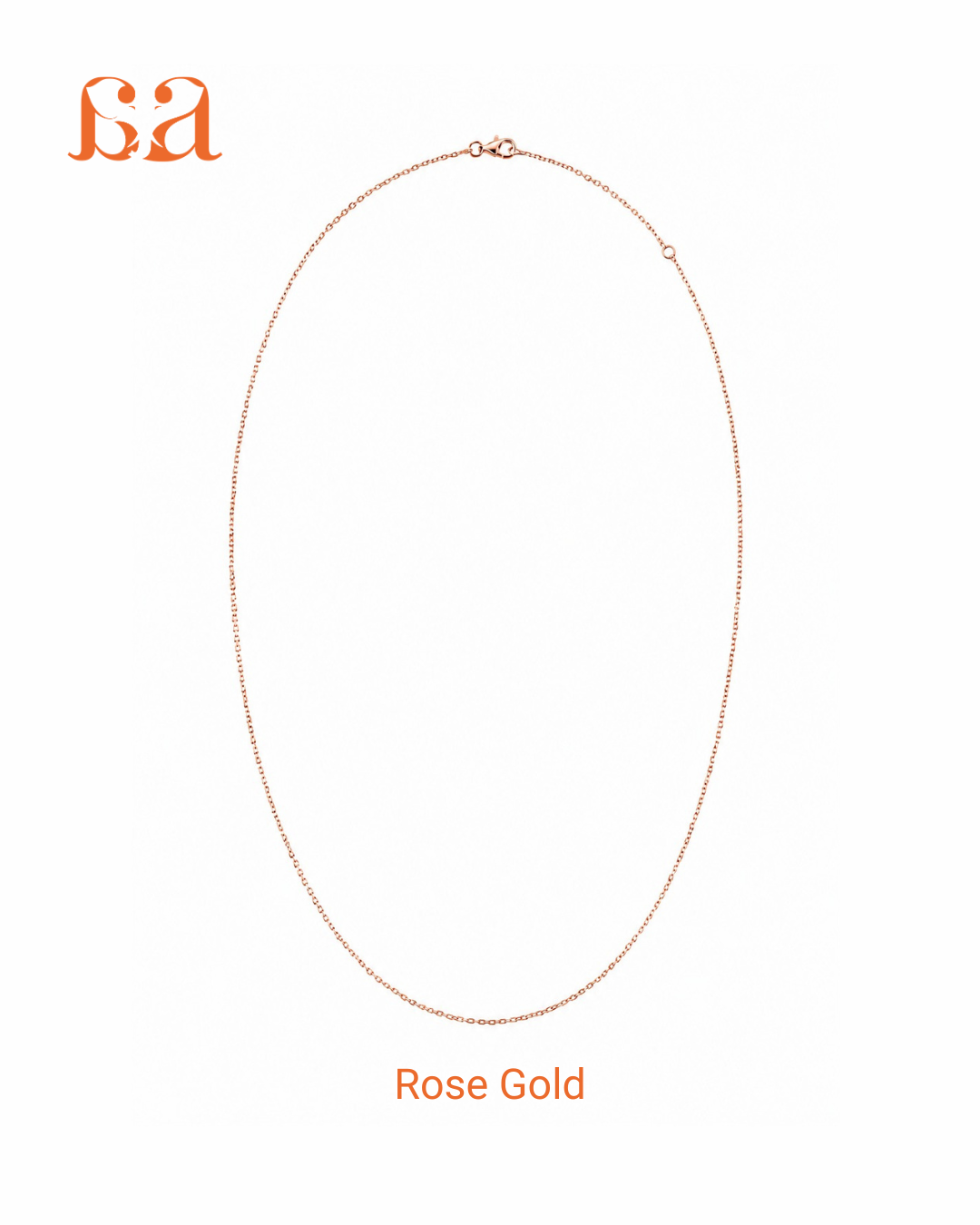 Plain 9KT Gold Chain