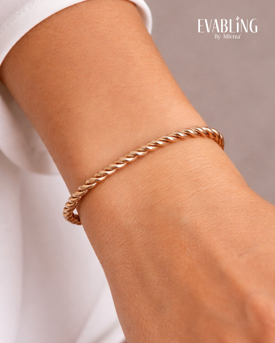 EVABLiNG by Mivraa - Twisted Cuff Bracelet