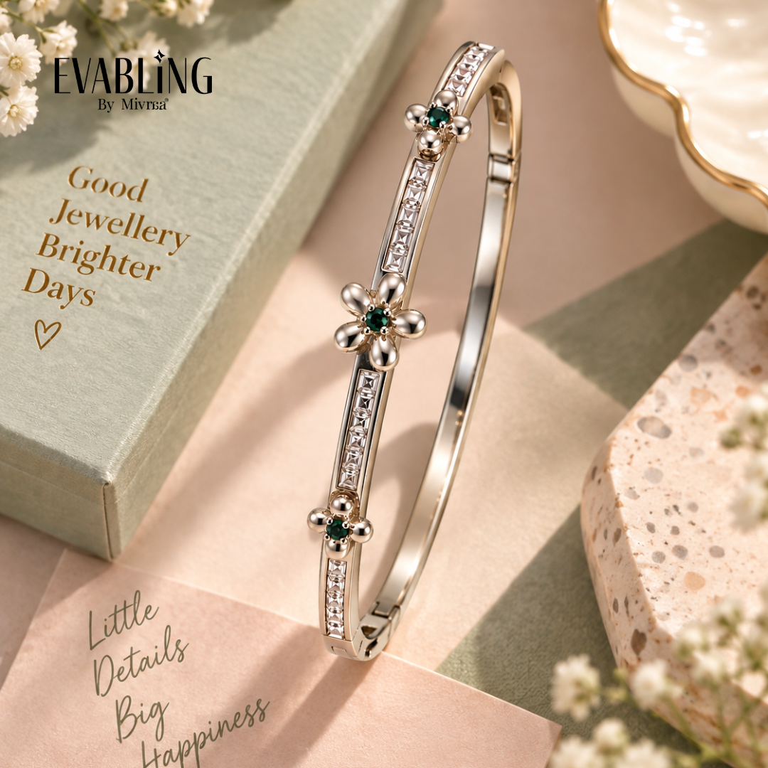 EVABLiNG by Mivraa - Triple Flower Bracelet