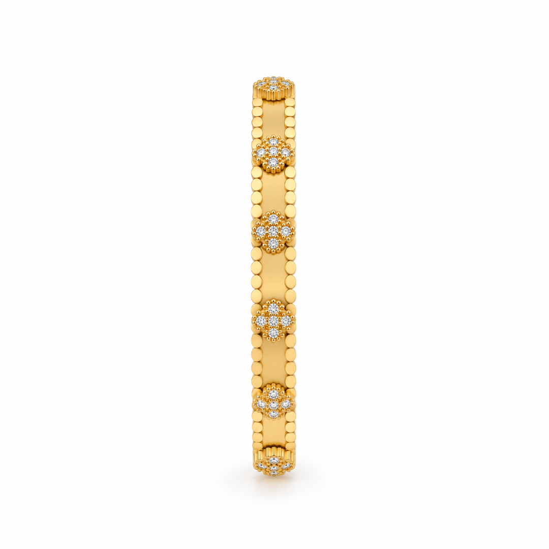 EVABLiNG by Mivraa - Flower Diamond Bracelet