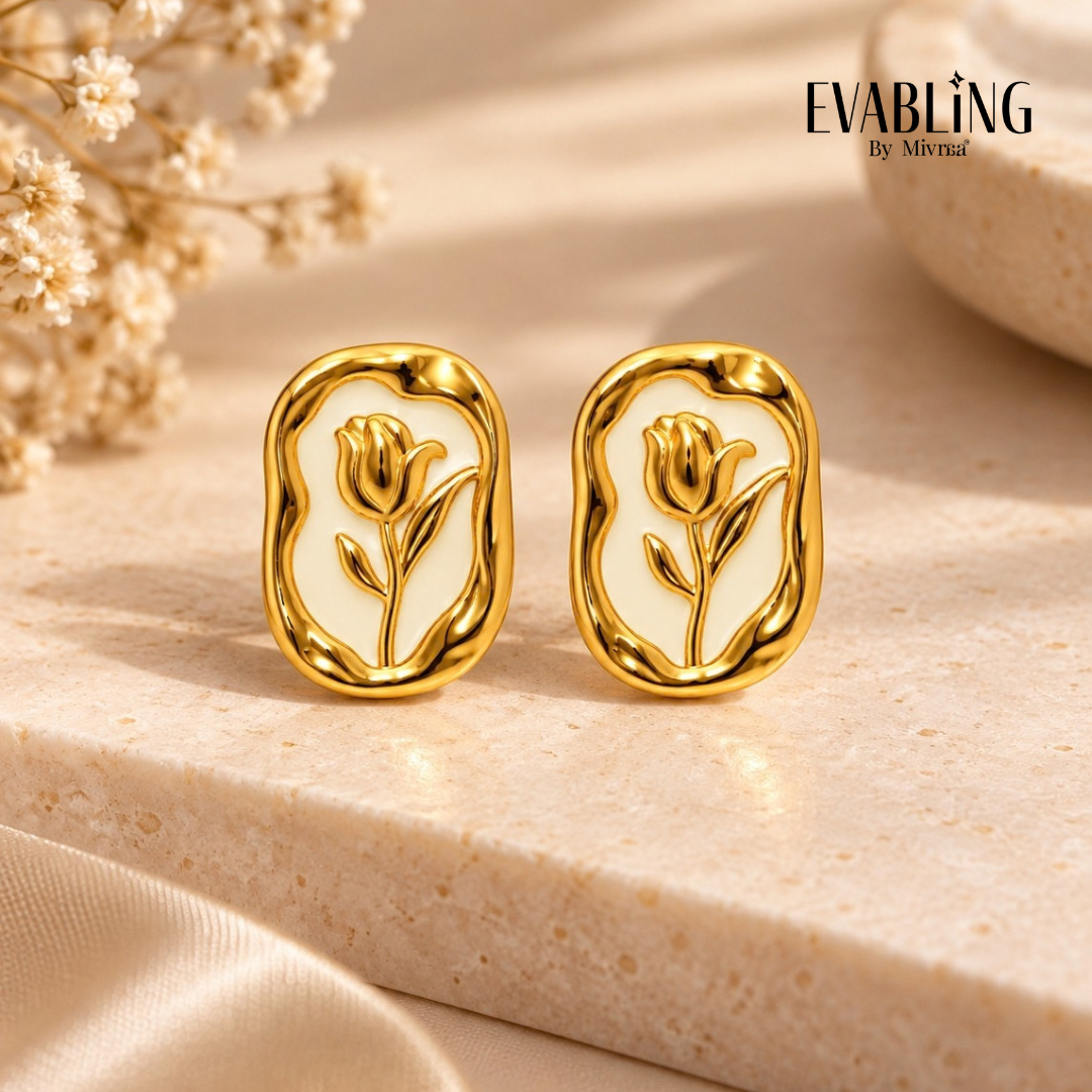 EVABLiNG by Mivraa - Floral Studs
