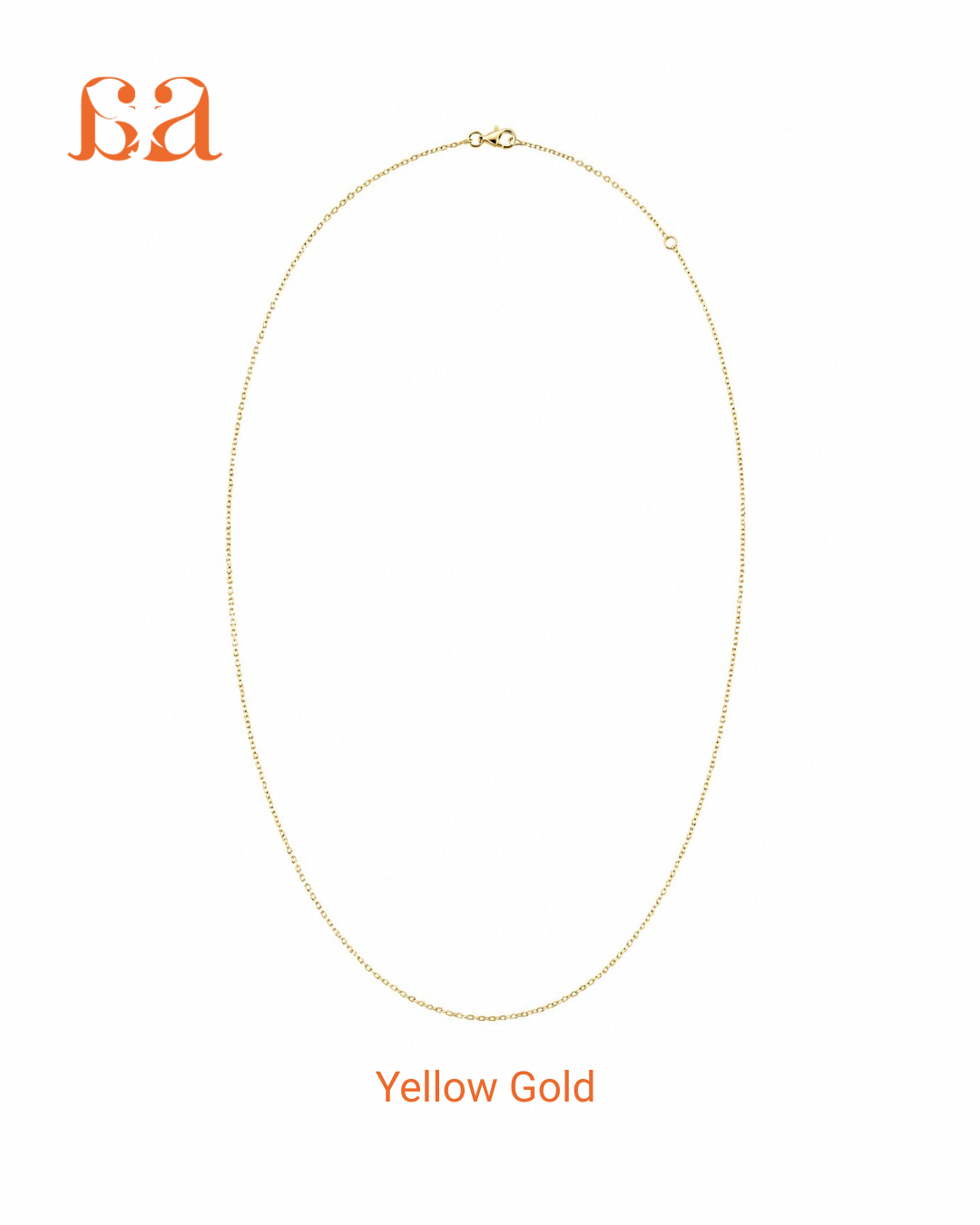 Plain 9KT Gold Chain