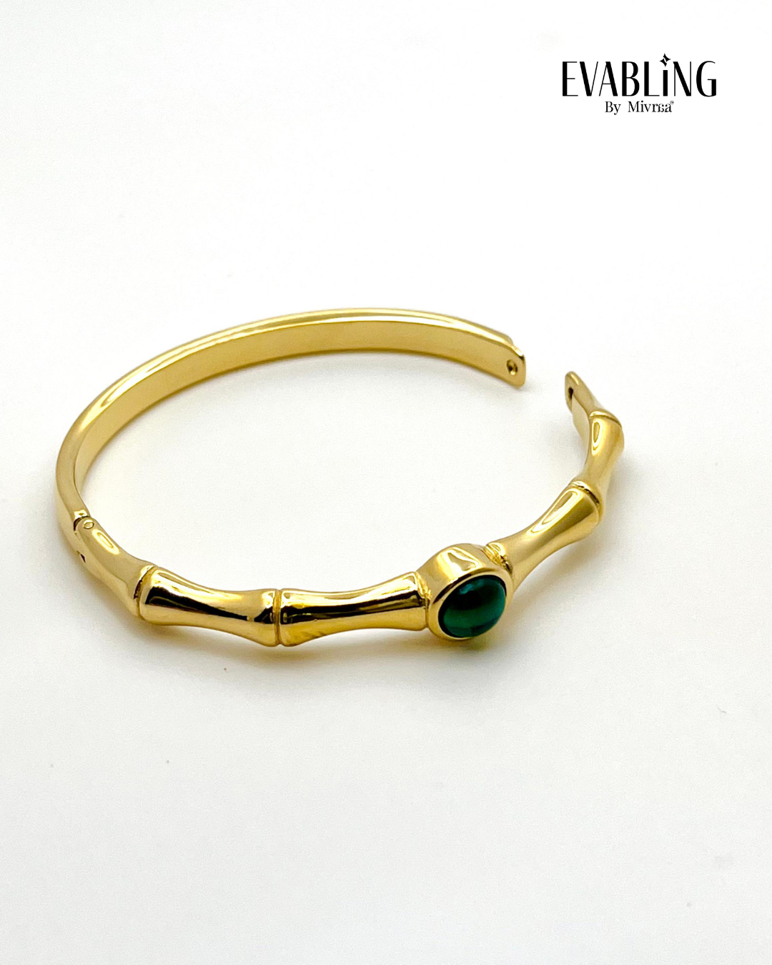 EVABLiNG by Mivraa - Green Studded Bangle