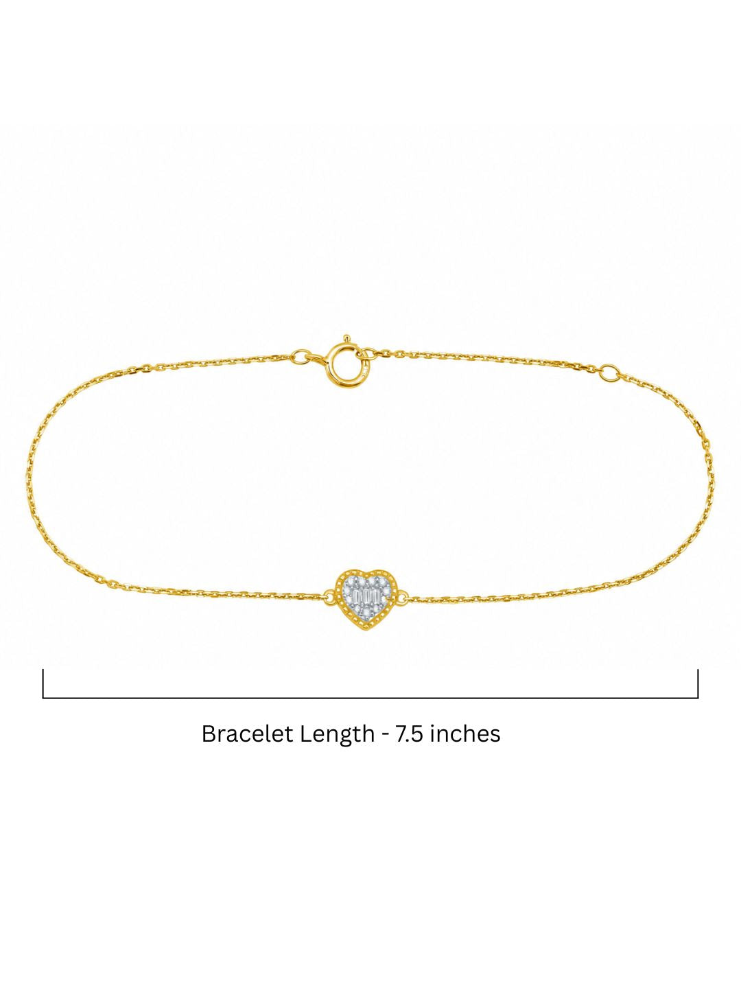 Diamond Heart Bracelet
