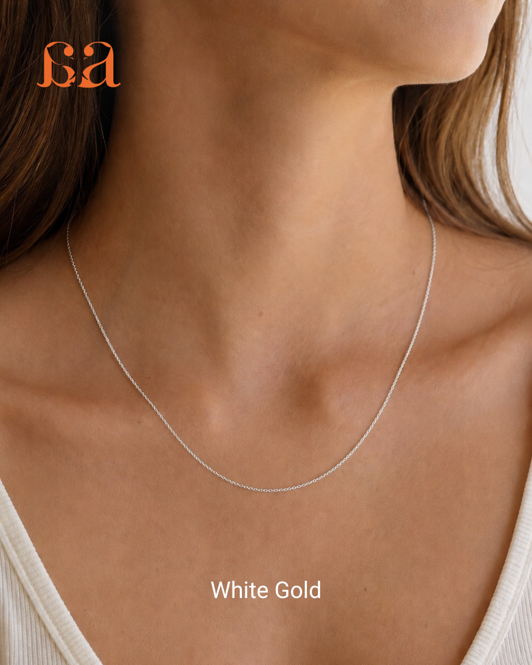 Plain 9KT Gold Chain