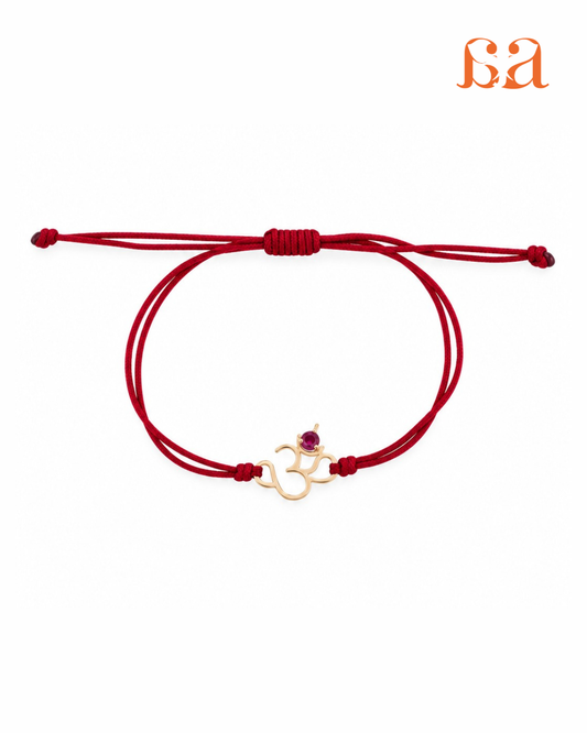 RAKHI COLLECTION - Om 9KT Gold Rakhi Pendant