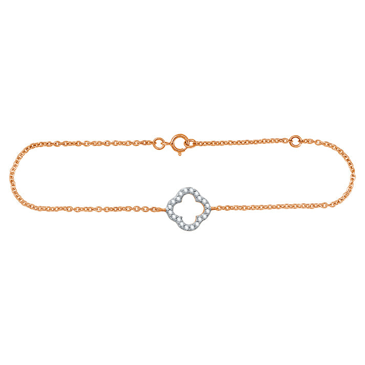 Lucky Clover Diamond Bracelet