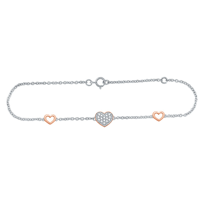Diamond Heart Bracelet