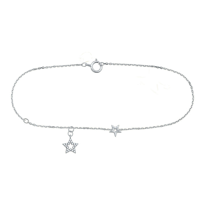 Star Drop Diamond Bracelet