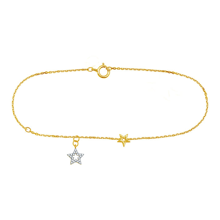 Star Drop Diamond Bracelet
