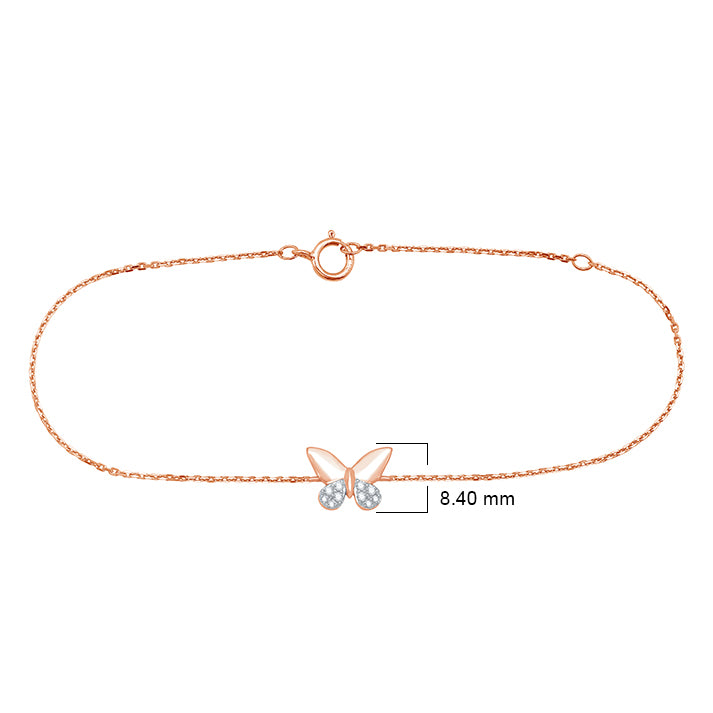 Kocho Butterfly Daimond Bracelet