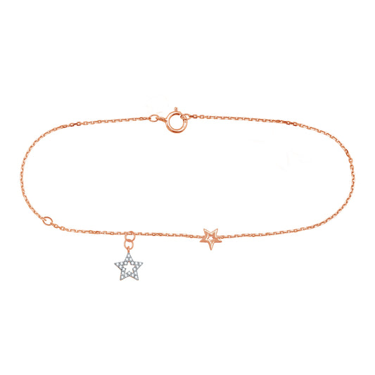 Star Drop Diamond Bracelet