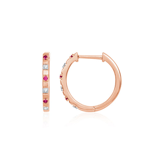 Ruby Daimond Sparkle Earrings