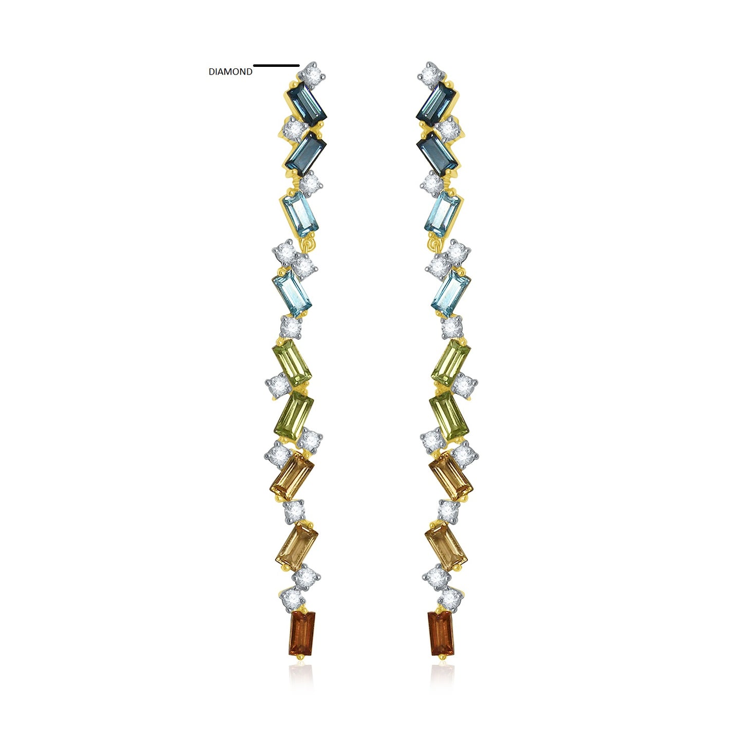 Enchanting Trails Gemstone Danglers