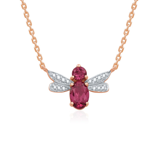 Mini Mivraa - Rose Flutter Necklace