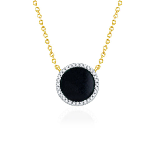 Onyx Diamond Necklace