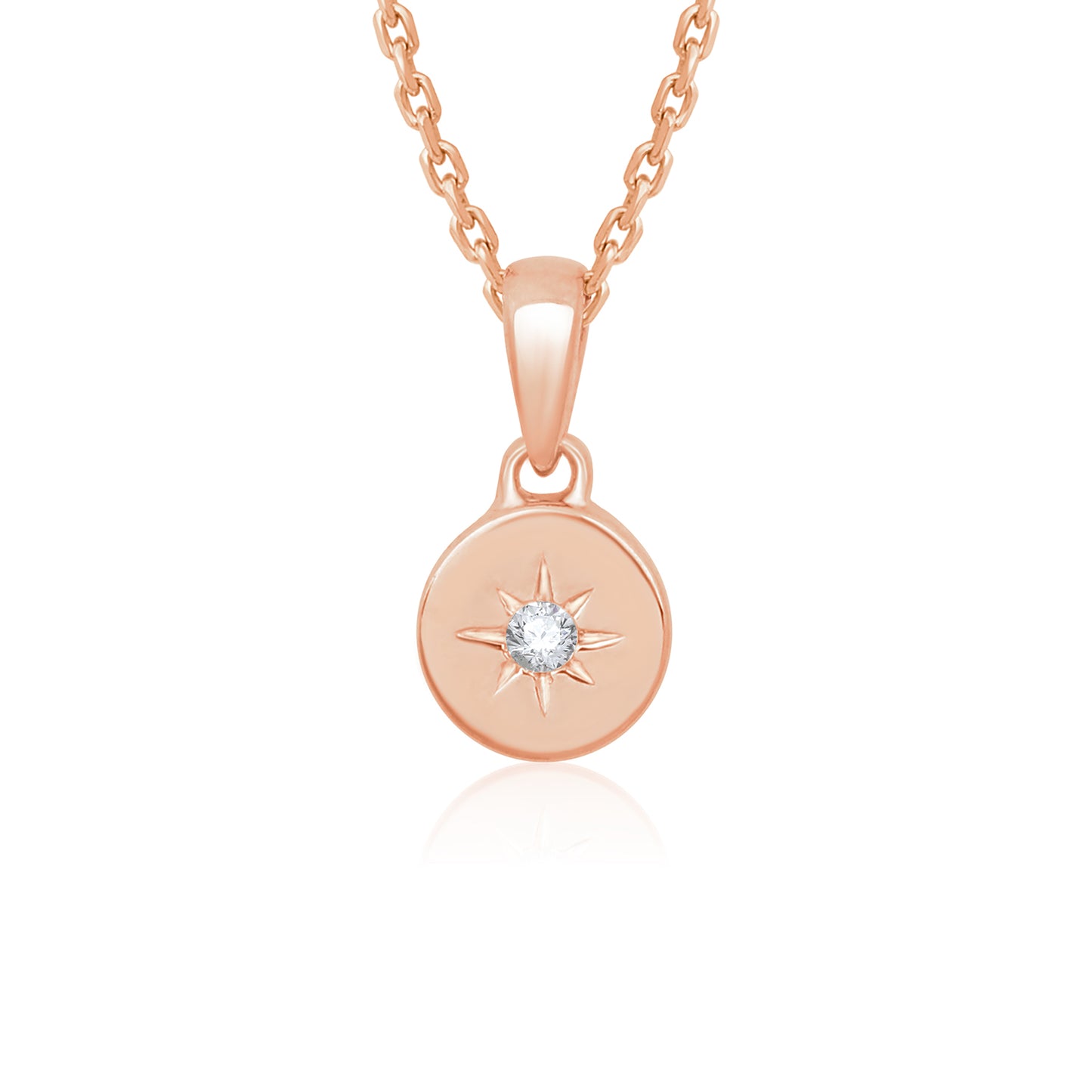 Starry Circle Diamond Pendant