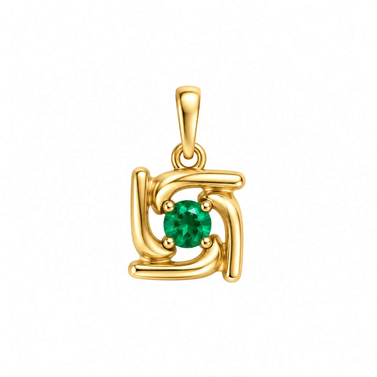 Traditional Green Stone Pendant