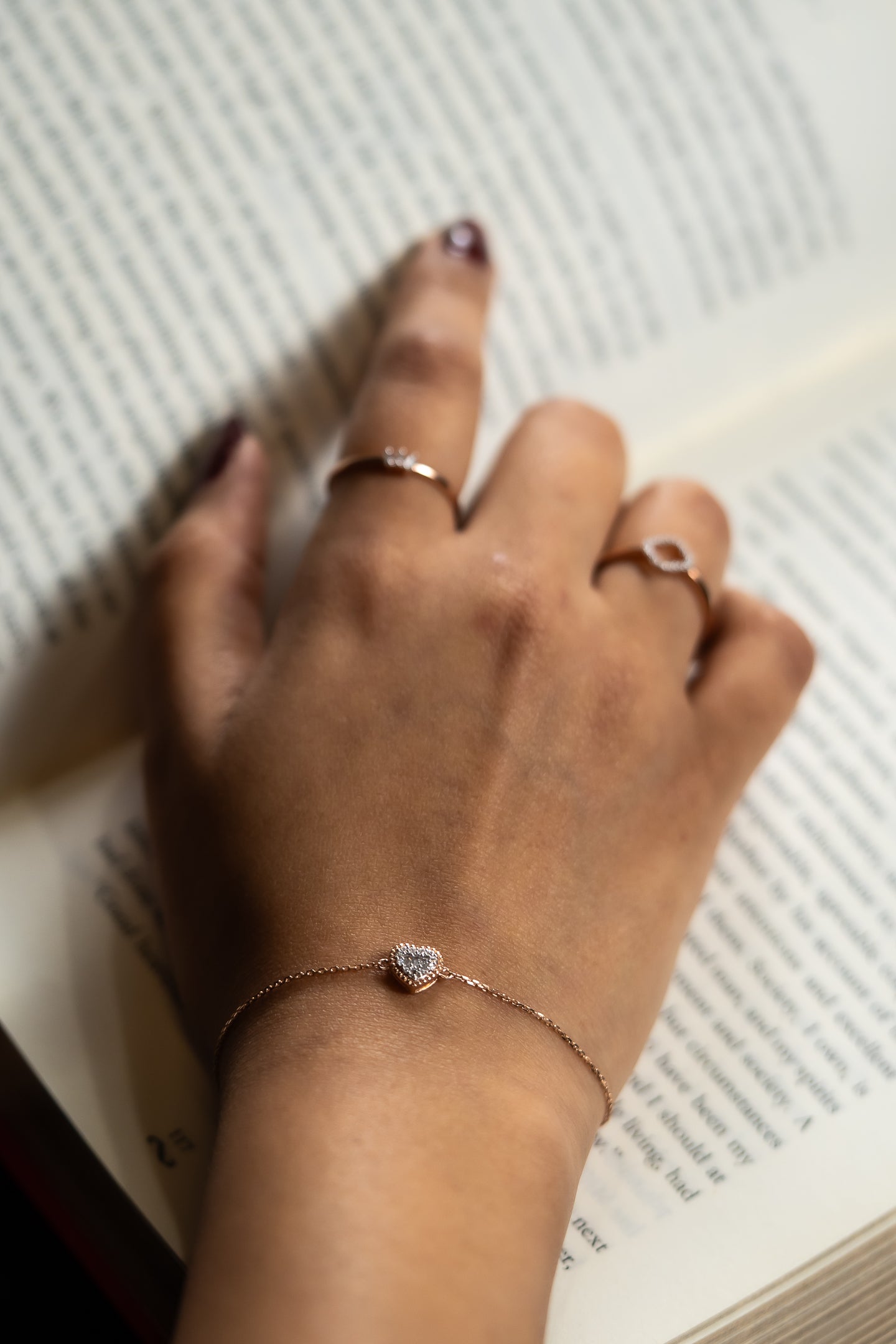 Diamond Heart Bracelet