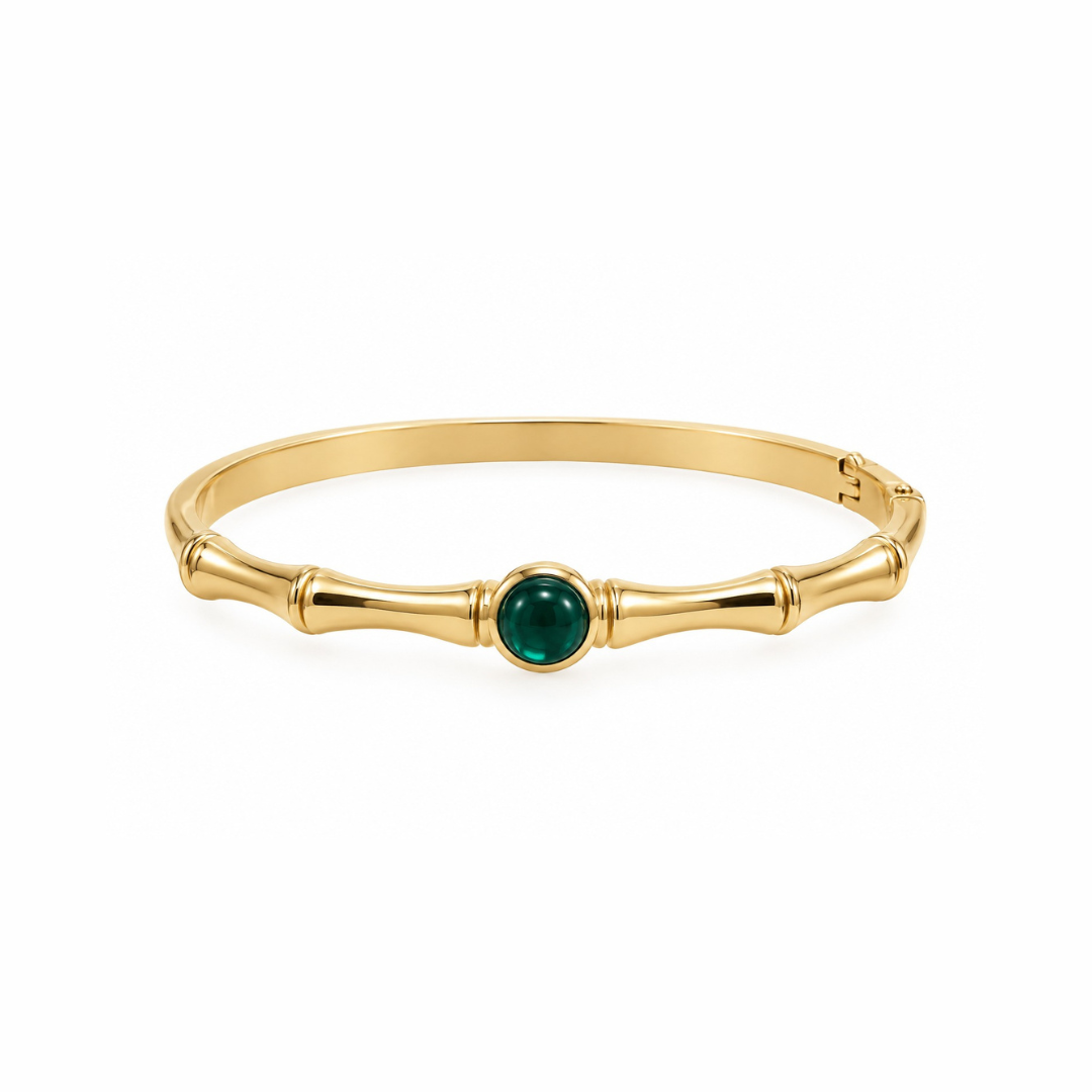 EVABLiNG by Mivraa - Green Studded Bangle
